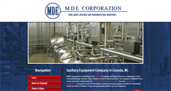 Desktop Screenshot of mdecorp.com